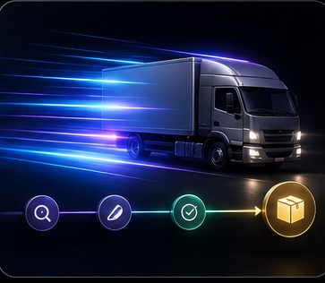 Fast delivery visual