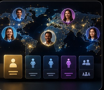 Market and influencer style selection visual