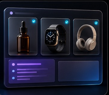 Product upload and offer notes visual