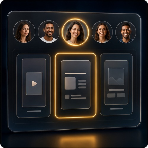 AI chooses ad style